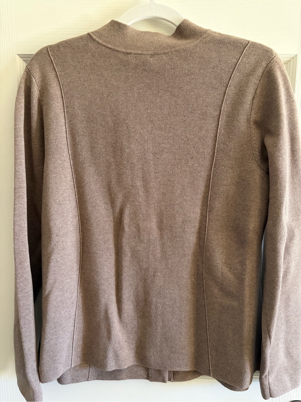 J. Jill Taupe Knit Button-Front Blazer NWT - Picture 2 of 9
